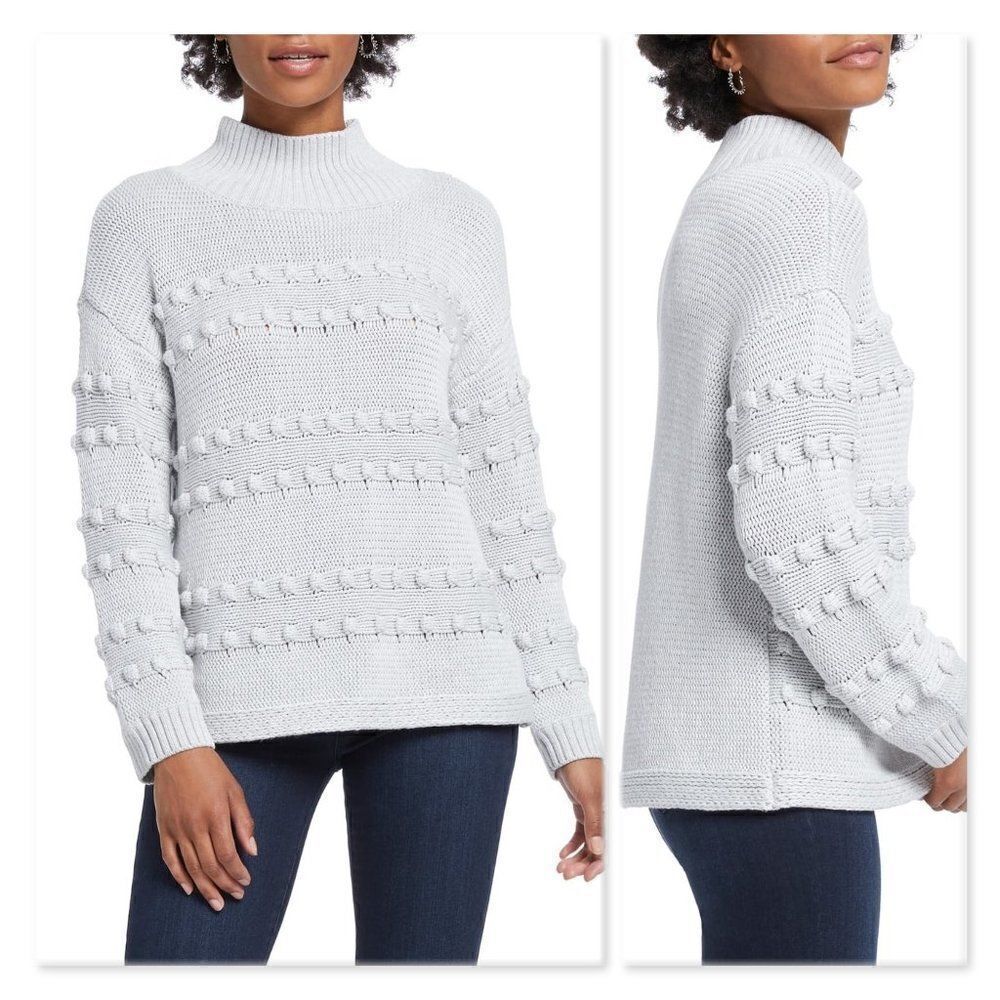 NIC+ZOE Adore A Ball Texture Stripe Sweater